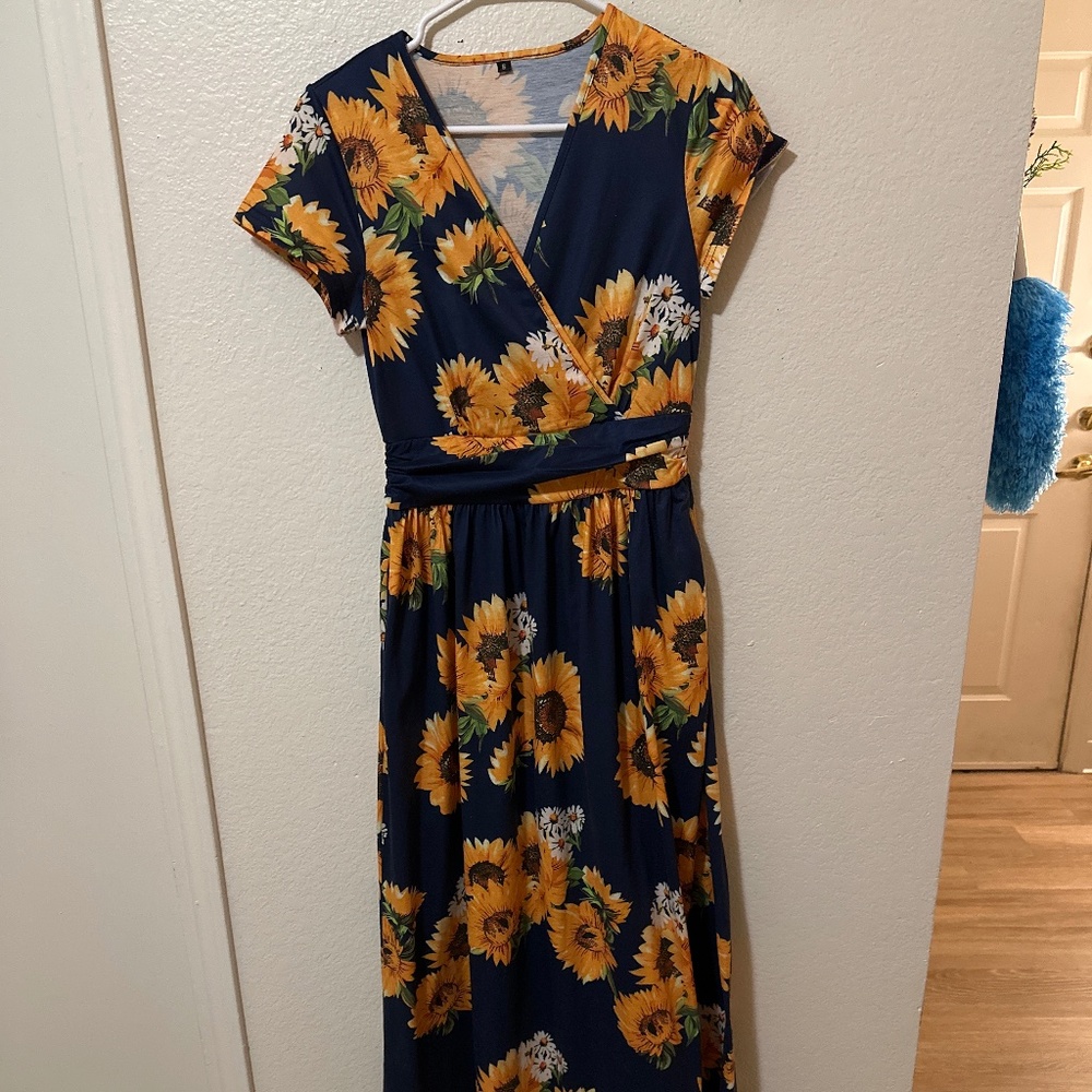 Sunflower print Dress